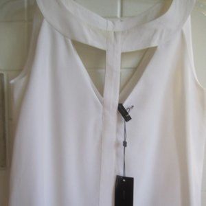 BCBG MAXAZRIA White 'Nydia' 100% Silk Cami XXS